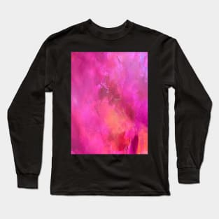 Pink abstract Long Sleeve T-Shirt